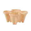 Four Petals Strawberry Stereoscopic Planters Pot Stackable Balcony Vegetable Pots Colorful No Space Practical Basin SN6450