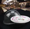 Plastic Lid For Sushi Dish Kitchen Tool Buffet Conveyor Belt Reusable Transparent Cake Plate Food Cover Restaurant Accessories GG0308