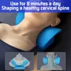 Neck Shoulder Stretcher Relaxer Cervical Chiropractic Traction Device Pillow for Pain Relief Cervical Spine Alignment Gift Adjust 8795579
