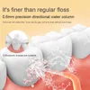 Bärbar oral irrigator manuell tandvattenstråle flossare för tänder renare blekande muntvättmaskinersättning munstycken 220513
