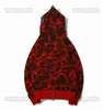 Digner Luxury Spring and Autumn Ap Hip Hop Shark Sweater Camouflage Hoodie Män och Kvinnor Lossa Casual Hooded Coat Olika Styl