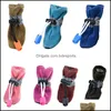 Other Pet Supplies Home Garden 7 Color 4Pcs/Set Shoes For Dogs Waterproof Winter Warm Soft Thick Breathable Boot Chihuahua Puppies Drop De