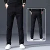 2022 Spring Summer New Casual Pants Men Cotton Slim Fit Khaki Fashion Straight Trousers Male Soild Color Pantn Homme 28-40 L220706