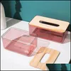 Tissue Boxes Napkins Table Decoration Accessories Kitchen Dining Bar Home Garden Household Kitchen Living Room Large Transparent Box Bedr