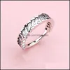 Hochzeitsringe Schmuck Großhandels-R-Schönheitsring für 925 Sterling Sier mit CZ Diamond Ladies Index Finger Joint Herkunft DHFK0