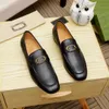 Top Men Loafers Luxurious Designers Shoes Genuine Leather Brown black Mens Casual Designer Dress Shoes Slip On Wedding Shoe with box 38-46