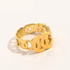 Fashion Jewelry Designer Rings 18K Gold Plated Stainless Steel Ring Fine Finger Ring Luxury Women Love Wedding Jewelry Supplies Ac5870322