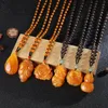 Colares pendentes colar de pendente de colar artesanal nepal vintage Ethnic Wax Long Mulheres Mulheres Winter Wood Wood Wood Sweater Chain