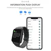Smart klocka telefon damer vattenprof y6 pro sport smart klocka män fitness band smartwatch för android iom 2022 ny