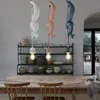 Nordic Restaurant Tier Pendelleuchten Bekleidungsgeschäft Vorschlafzimmer Kinderzimmer Lampe einfache Persönlichkeit kreativer Eichhörnchen Hängende Lampen Kunstdekoration