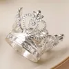 Crown Napkin Ring Gold Silver Fedicled Buckle Buckle Wedding Playel Rings Mitive Mays Festival Party Form Decoration BH6980 TYJ