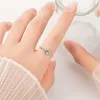 Обручальные кольца минималистичное кольцо для лунного камня Красивое и модное открытие бесплатное регулировка Женская обручальная романтические подарки