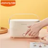 Joyoung電気加熱ランチボックス220Vポータブルフード容器1.5L二重層ステンレススチールライス炊飯器マルチ調理鍋