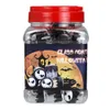 Home Storage 40 pcs 6ml drip oil lid skull canned silicone jars