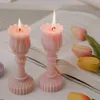 Romantic scented candles tulip candle holder home decoration ornament smell candles creative birthday gifts wedding decor candle