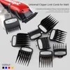 8 PCSSet Limit Comb för Electric Clipper Universal Frisör Professionell skärguide hängande spännevakt Y0527 L2207221875905