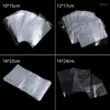 Storage Bags 100pcs/pack PVC Shrink Wrap Heat Sealing Film Wrapping For Soap Book Bath Shoe Seal Baskets Packaging BagsStorage
