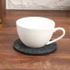 Inne wystrój domu 10pc okrągłe filc Coaster Jading Procctor Pad odporny na szklankę mata kawa herbatę gorący napój kubek kubek akcesoria kuchenne
