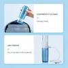 Azdent az-007 oral irrigator USB-laddning av trådlösa vatten tänder flosser renare rese vikbar 5 jet tips 4 lägen vuxen barn 220607