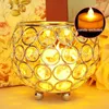 Titulares de velas Cristal Tea Light Setors/Candle Shade para mesa de café Holida de feriado de 10 cm de diâmetro