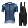 Mens camisa de ciclismo de verão Terno Scott Team Bike Short Bib Bib Definir roupas de bicicleta de manga curta roupas de bicicleta de montanha ropa ciclismo ao ar livre Y22042802