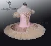 Women Florina Professional Ballet Tutus Skirt Pink Beige Le Corsaire Performance Ballet Stage Costume Ballerina Pancake TutuBT9034