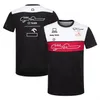 OWZX MENSポロスF1ドライバーTシャツメンズとレディースチームレーシングスーツ短袖ポロシャツカーオーバーオールプラスサイズはカスタマイズ可能です