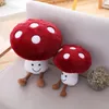 16 45 cm Creative Mignon Petit Champignon En Peluche Jouets En Peluche Légumes Doux Poupée Jouet Enfants Enfant Bébé Kawaii Cadeau 220531