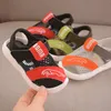Sandali estivi per bambini per scarpe da bambina Color Net Cloth Sneakers da ragazzo traspiranti Design Sandali da bambina sportivi per bambini 220630