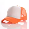Plain Curved Trucker Hats 5 Paneler Blank Sun Visor Mesh Baseball Caps Justerbar Summer Sport för vuxna Män kvinnor Munqr