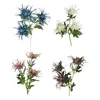 Decoratieve bloemen kransen 3 stks kunstmatige distel eryngium pant simulatie feestje
