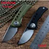 TWOSUN Y-START EDC Pocket Folding Knife D2 Blade Ceramic Ball Bearing Washer Linen Handle Flipper Outdoor Camping Hunting TS345