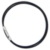 Sample Black Leather Necklace Long Rope Cord/String Pendant Necklaces Making+Bayonet Clasps Jewelry For Man And Women Chokers275u