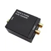 Digital till analoga ljudomvandlare -kontakter Optisk fiber Koaxial Signal Analog DAC SPDIF Stereo 3,5 mm Jack 2 RCA -förstärkare avkodare