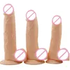 NXY Dildos Anal Zabawki Sex Produkty Symulacja Kolorowe Kryształ Fałszywy Penis Puchar Wschodzący Multi Size Female Masturbacja Urządzenie 0324