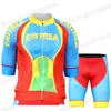 Team Eritrea Cycling Jersey Set Abbigliamento estivo Uomo Road Race Bike Camicie Suit Pantaloncini con bretelle MTB Wear Maillot 220618
