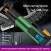 Wireless Tire Inflator Car Air Compressor Mini Electrical Pump Portable Inflatable 220504