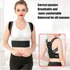 TCMHEALTH Ceinture correctrice réglable pour la posture de l'épaule, clavicule, soutien de la colonne vertébrale, remodèle votre corps, soulagement de la douleur, protection du dos, autre sculpture du corps, minceur