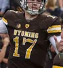 Nik1 NCAA Kolej Forması Wyoming Cowboys 25 Austin Conway 17 Josh Allen 22 Nico Evans 85 Tyree Mayfield 7 Trey Smith Özel Futbol Dikişli