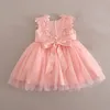 Vestidos de menina roupas de bebê vestidos infantil para meninas princesa renda tutu festa de aniversário infantil noite nascida vestido 3 6 meses 1 anogi