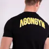 T-shirt da uomo T-shirt da palestra in cotone da uomo Fitness allenamento T-shirt skinny a maniche corte da uomo Bodybuilding Sport Tee Tops Abbigliamento casual estivoUomo