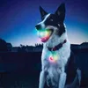 Vattentät husdjursleksak gummiboll LED LIGHT GLOW FETCH SPEL PAPY PITBULL PET Supplies Pet Supplies Training Chew Ball L220621