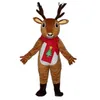 Costume de mascotte de cerf ensemble jeu de rôle robe Costume noël carnaval Halloween événement