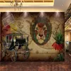 3D Wallpaper Mural European animals Wallpaper Photo For Living Room Bedroom TV Background Decor Painting WallpaperS