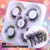 Hand Made Thick Curly Sequined False Eyelashes Extension Soft & Vivid Messy Crisscross 3D Fake Lashes Eyes Makeup Accessory 8 Models DHL