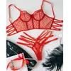 nxy sexy مجموعة النساء للسيدات الملابس الداخلية sدان الدانتيل الشبكة نقطة bralette bralet bra bustier المحصول أعلى كامي دبابة اللون الأحمر 0211