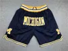 2021 low-d North Carolina Tar Heels Basketball Shorts Just Mens Don Michigan Wolverines Black Mamba Lower Merion Pocket Pants285Y