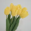 فرع واحد lafite tulip فو الزهور ناحية ترطيب محاكاة زهرة الفن الجدول المنزل وضع الزهور وهمية الزفاف الديكور الزهور