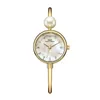 Armbanduhren Damen-Armbanduhr, kreatives Zifferblatt, verstellbares Handgelenk, weiblich, Luxus-Perlenuhr, Damen-Quarzuhren für Frauen, GeschenkWr