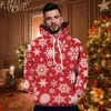 Мужские свитера рождественская зимняя капюшона Мужская осенняя блузская одежда для модного свитера с длинным рукавом повседневное принт SWMEN OLGA22